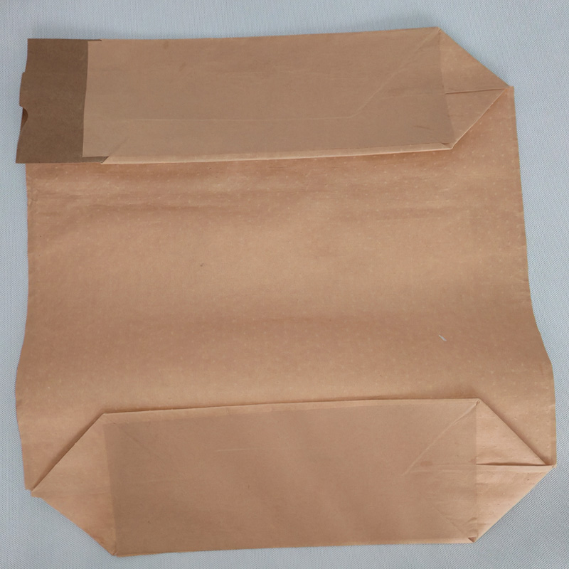 Bolsa de válvula tejida de papel Kraft