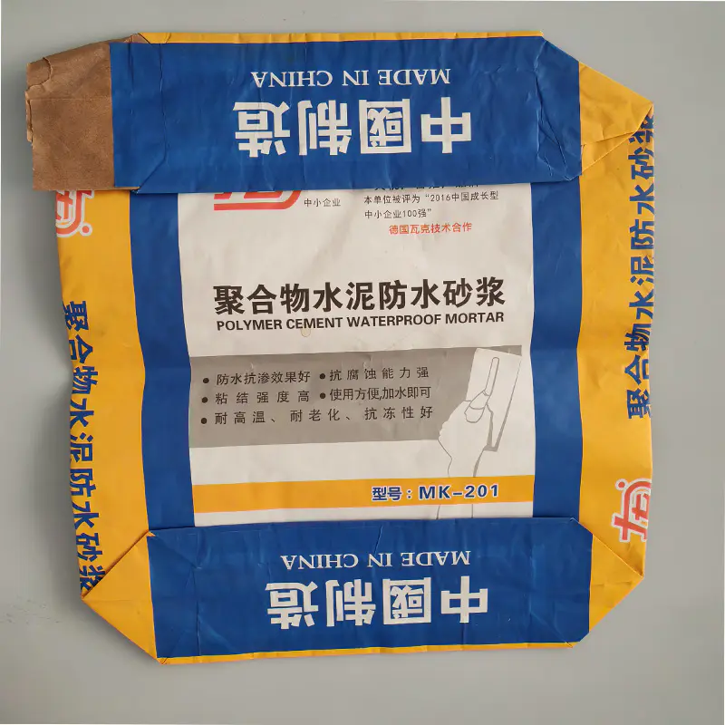 Bolso de papel boquil de válvula de mortero