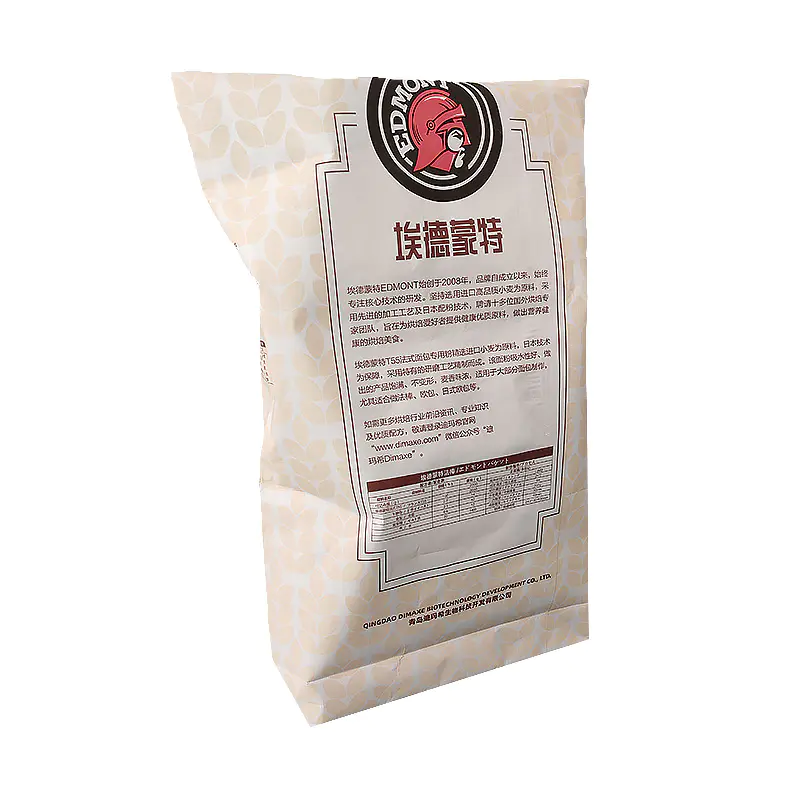 Bolsa de papel multicapa para envasado de harina