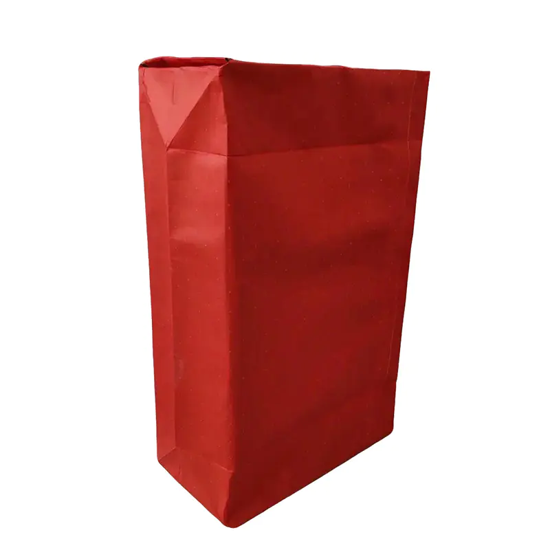 Saco de papel con boca de válvula