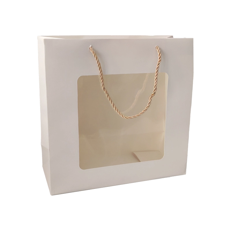 Bolsa de bolso de cartón de apertura de ventana